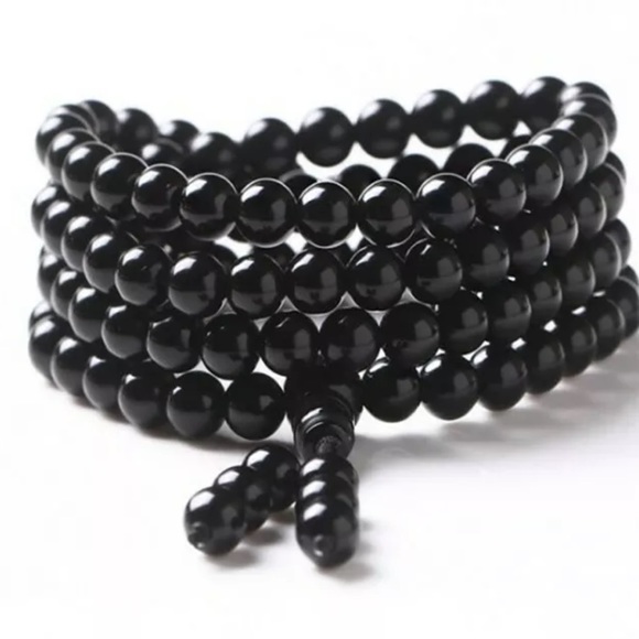 108 Onyx Meditation Mala necklace/bracelet - Picture 3 of 3